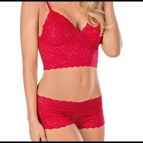 Lace bra and panty set - Picture 2 of 2